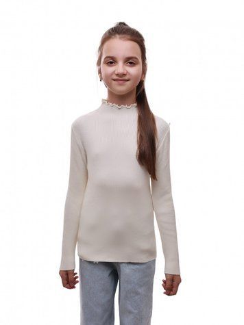 Гольф трикотажный для девочки 140 Бежевый FASHION (688887-140) 688887-140 фото