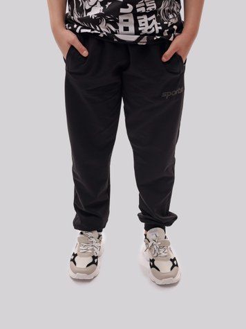 Брюки спортивные для мальчика подростка 128 Черный SPORT (718601-128) 718601-128 фото