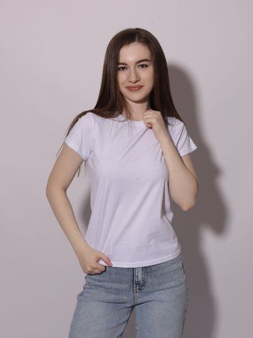 Футболка жіноча 42 Білий (718255-42) 718255-42 фото