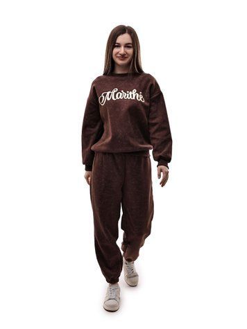 Костюм спортивний жіночий S Коричневий M@C (699473-S) 699473-S фото