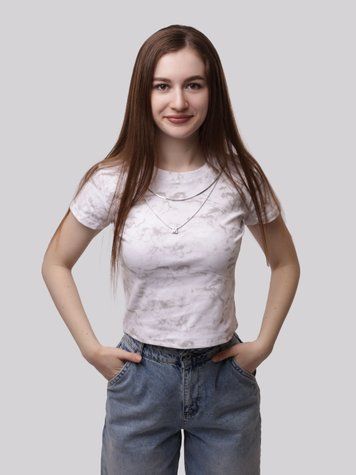 Футболка жіноча OneSize Молочний M@C (708609-OneSize) 708609-OneSize фото