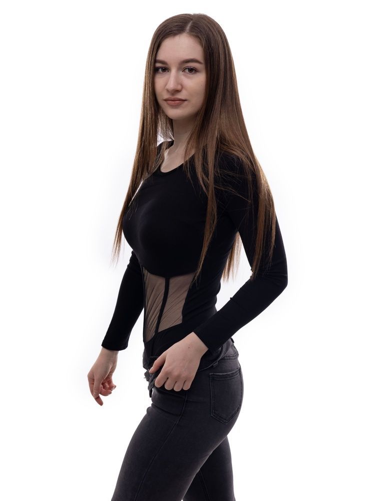 Боди женское 42 Черный (709919-42) 709919-42 фото