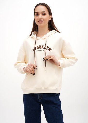 Толстовка женская OneSize Молочный (659506-OneSize) 659506-OneSize фото