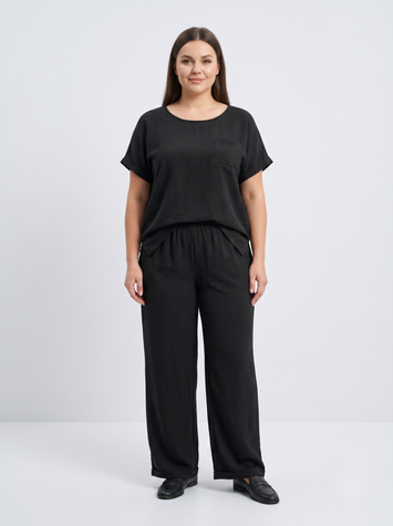 Костюм брючний жіночий 50 Чорний PERLE MODA (745771-50) 745771-50 фото