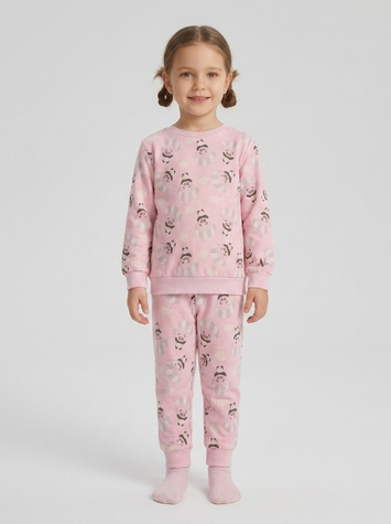 Піжама для дівчинки 104 Рожевий MINIMODA (750943-104) 750943-104 фото