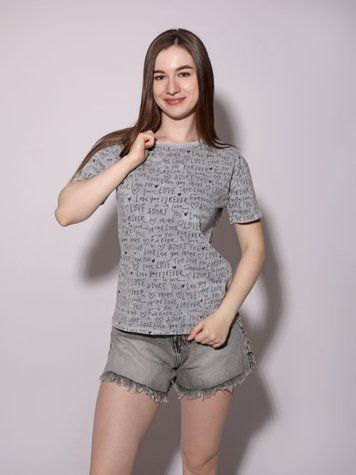 Футболка женская S Серый COOL STUFF (718456-S) 718456-S фото