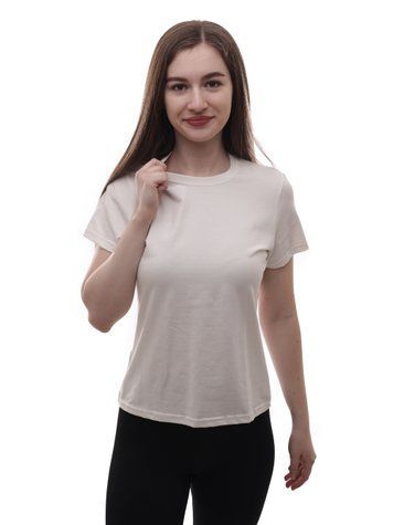 Футболка жіноча 42 Молочний (704183-42) 704183-42 фото
