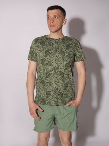 Футболка мужская 46 Хаки BEKI (720606-46) 720606-46 фото