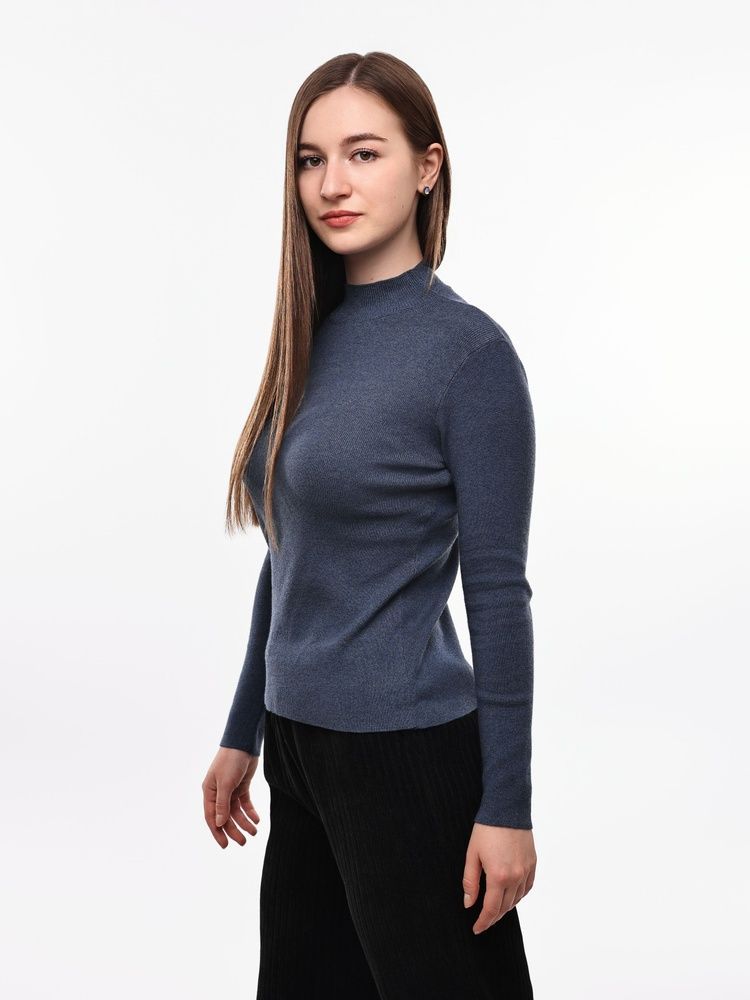 Гольф вязаный женский OneSize Синий (687356-OneSize) 687356-OneSize фото