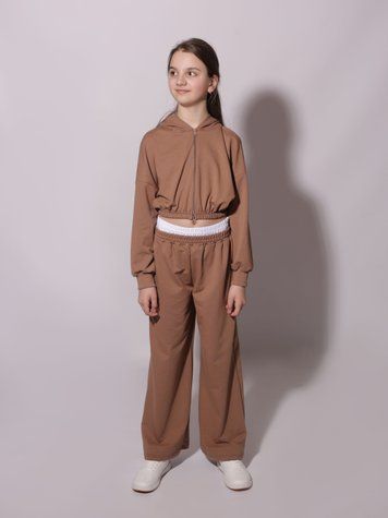 Костюм спортивный для девочки подростка 128 Коричневый TOP STYLE (703244-128) 703244-128 фото