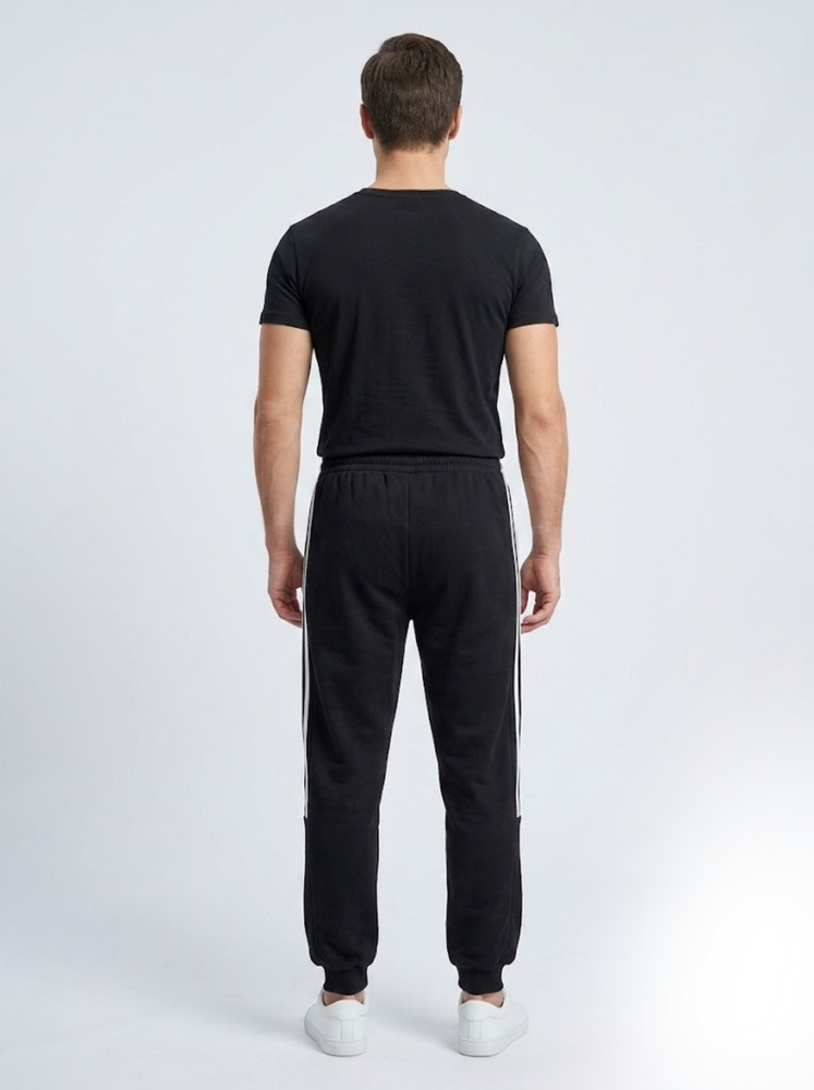 Брюки спортивные мужские 46 Черный MEGA SPORT COLLECTION (728406-46) 728406-46 фото