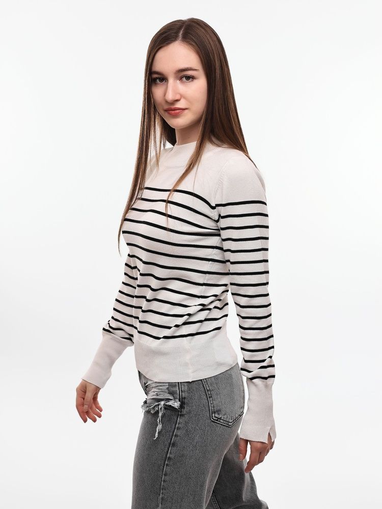 Гольф в'язаний жіночий OneSize Молочний (687358-OneSize) 687358-OneSize фото