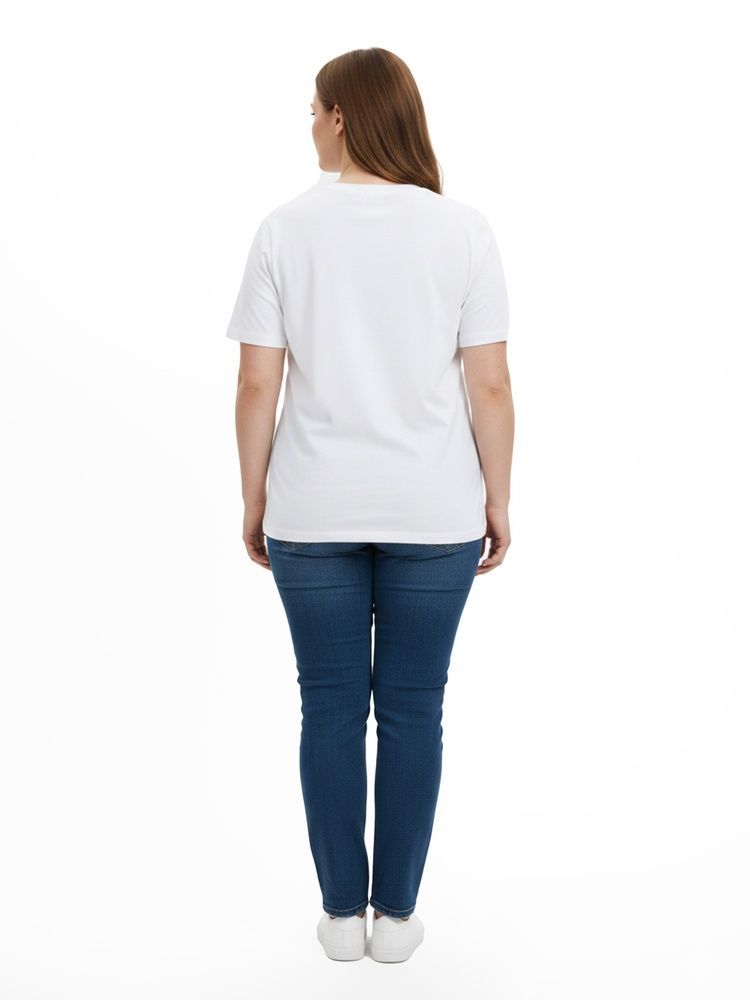 Футболка для дівчинки підлітка 140 Білий ALINI GIRL (710372-140) 710372-140 фото