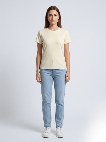 Футболка женская OneSize Молочный FASHION (711996-OneSize) 711996-OneSize фото