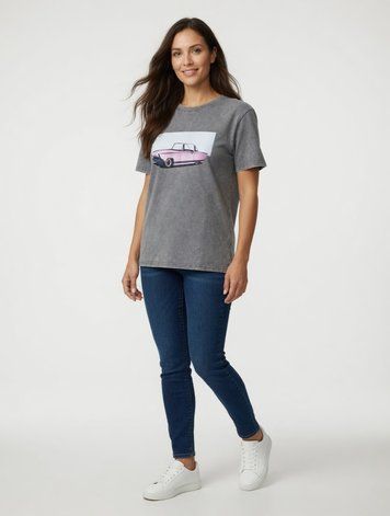 Футболка женская S Серый FASHION (710684-S) 710684-S фото