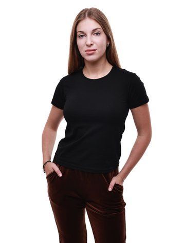 Футболка женская 42 Черный LOOK SWEET (696142-42) 696142-42 фото