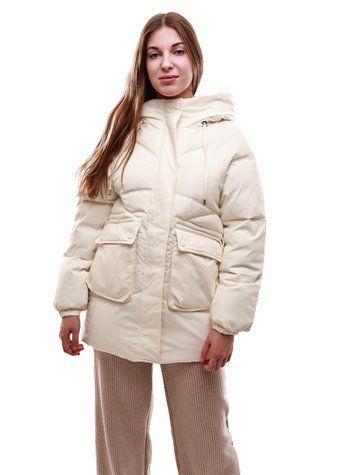 Куртка зимняя женская S Молочный (691459-S) 691459-S фото