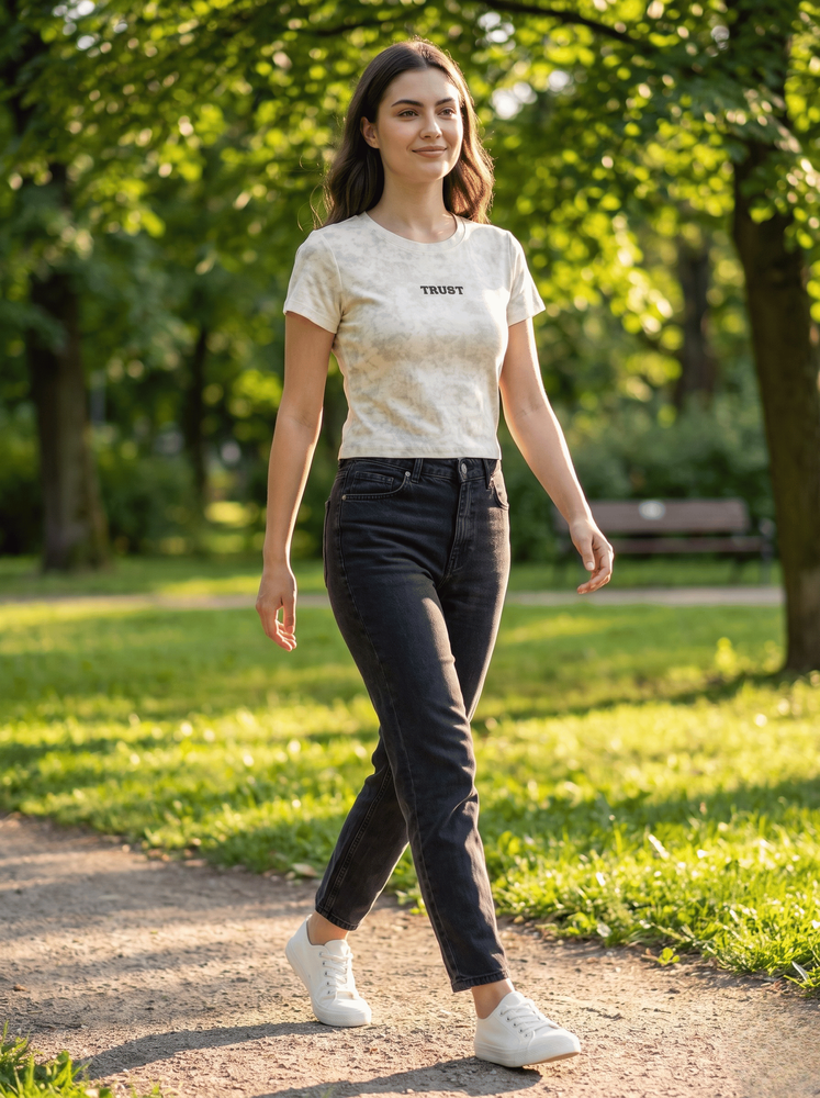Футболка женская OneSize Молочный FASHION (711998-OneSize) 711998-OneSize фото