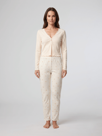 Пижама женская S Бежевый FASHION (729837-S) 729837-S фото