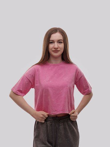 Футболка жіноча S Рожевий PONCIK (712301-S) 712301-S фото