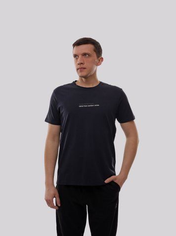 Футболка мужская L Темно-синий TREND LINE (727581-L) 727581-L фото