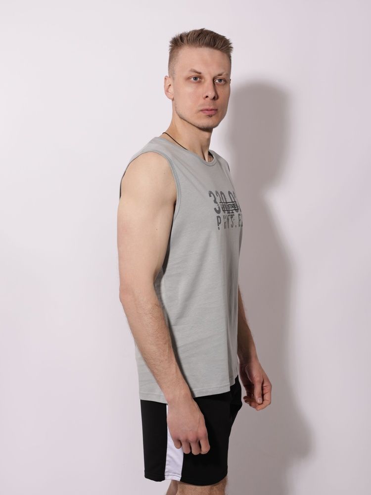 Майка чоловіча 46 Сірий BEKI (720801-46) 720801-46 фото