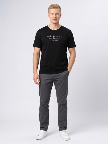 Футболка мужская 2XL Черный STAR (720430-2XL) 720430-2XL фото
