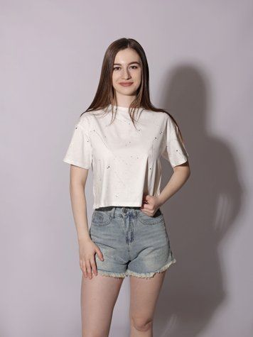 Футболка жіноча OneSize Білий NANA (711386-OneSize) 711386-OneSize фото