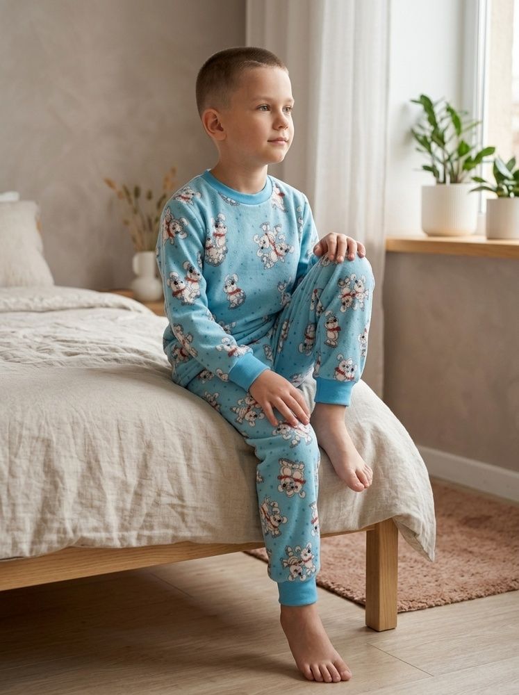 Піжама для хлопчика 104 Блакитний MINIMODA (750947-104) 750947-104 фото