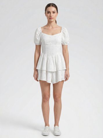 Комбінезон жіночий 42 Білий STRET FASHION (721077-42) 721077-42 фото