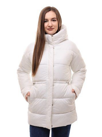 Куртка зимова жіноча 44 Молочний LAKI (690043-44) 690043-44 фото