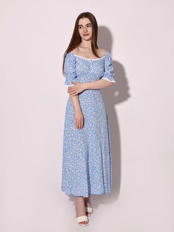 Платье женское 42 Голубой STREET FASHION (718025-42) 718025-42 фото