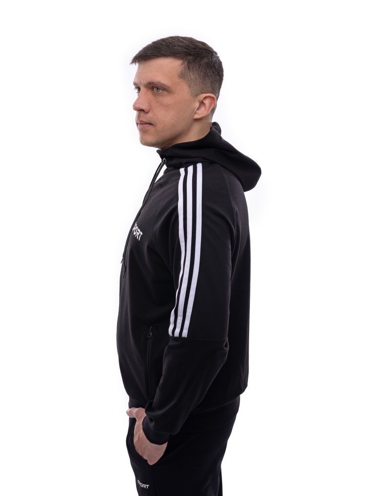 Толстовка чоловіча 50 Чорний MEGA SPORT COLLECTION (701742-50)* 701742-50 фото