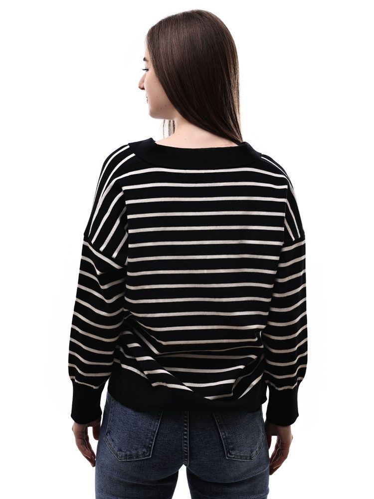 Светр жіночий OneSize Чорно-білий (699582-OneSize)* 699582-OneSize фото