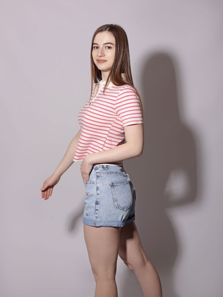 Поло жіноче S Рожевий FASHION (710677-S) 710677-S фото