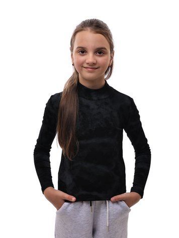 Гольф трикотажный для девочки 4XS Черный M@C (689993-4XS) 689993-4XS фото