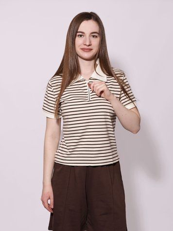 Поло жіноче OneSize Молочний (716053-OneSize) 716053-OneSize фото