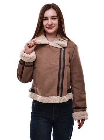Куртка зимняя женская S Бежевый M@C (689982-S) 689982-S фото
