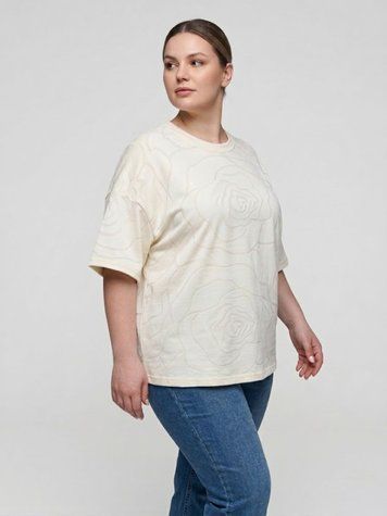 Футболка жіноча OneSize Молочний M@C (705842-OneSize) 705842-OneSize фото