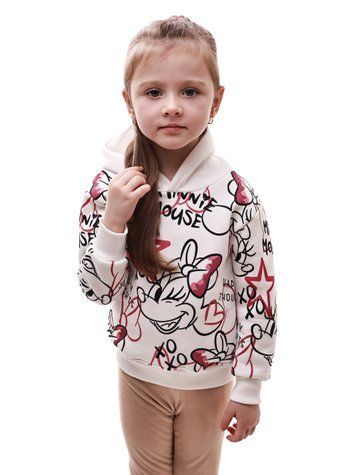 Толстовка для дівчинки 104 Молочний ELFTEX (697972-104) 697972-104 фото