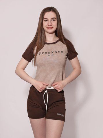 Футболка жіноча OneSize Світло-коричневий FASHION (716947-OneSize) 716947-OneSize фото