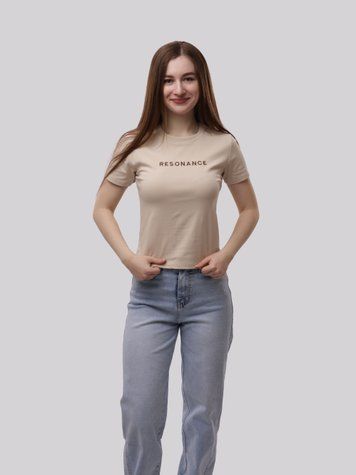 Футболка жіноча OneSize Бежевий (714346-OneSize) 714346-OneSize фото