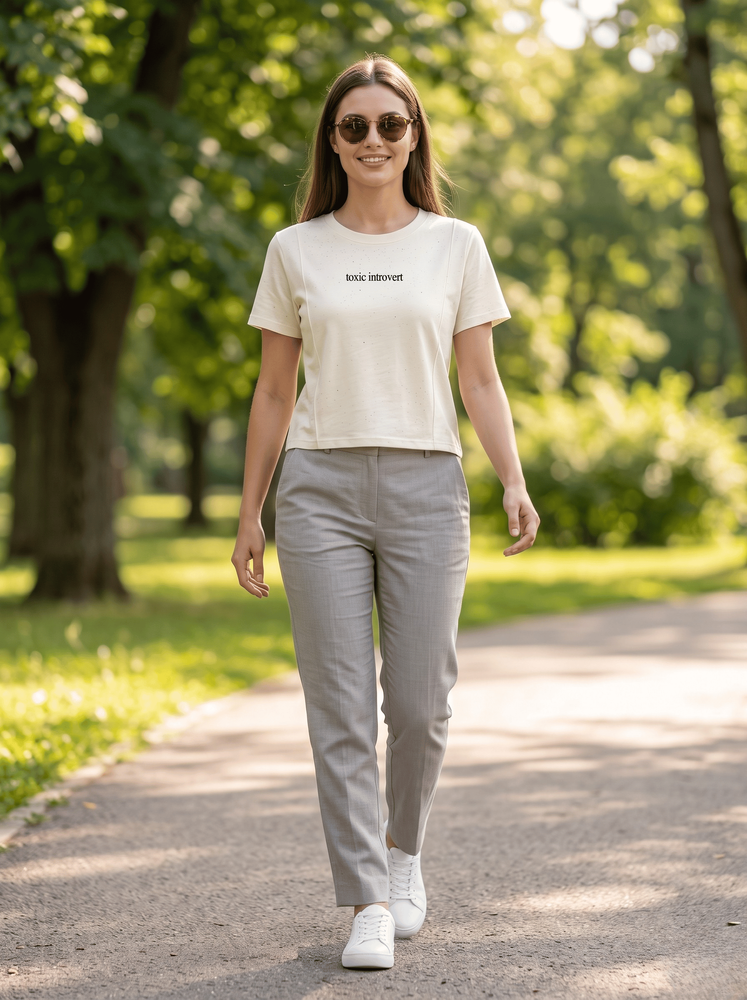 Футболка жіноча OneSize Білий (717586-OneSize) 717586-OneSize фото