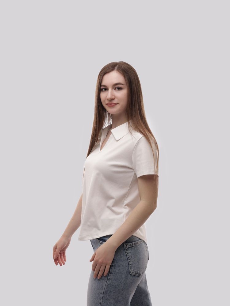 Поло жіноче OneSize Білий (710788-OneSize) 710788-OneSize фото