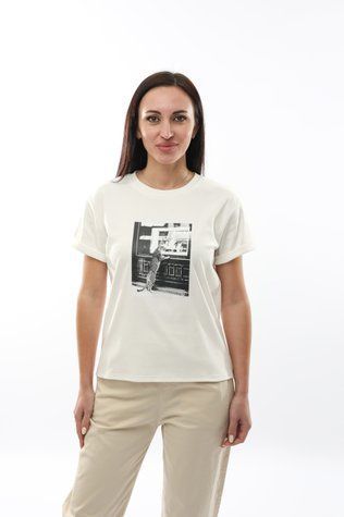 Футболка жіноча S Білий EST.1991 (671065-S) 671065-S фото