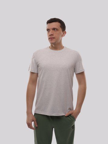 Футболка чоловіча 46 Світло-сірий (701547-46) 701547-46 фото