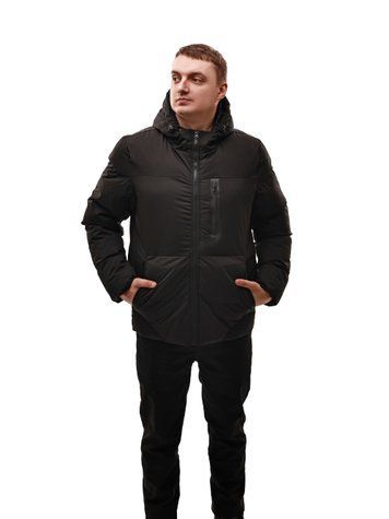Куртка зимова чоловіча S Чорний (691723-S) 691723-S фото