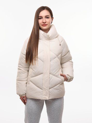 Куртка джинсова жіноча S Молочний (684067-S) 684067-S фото
